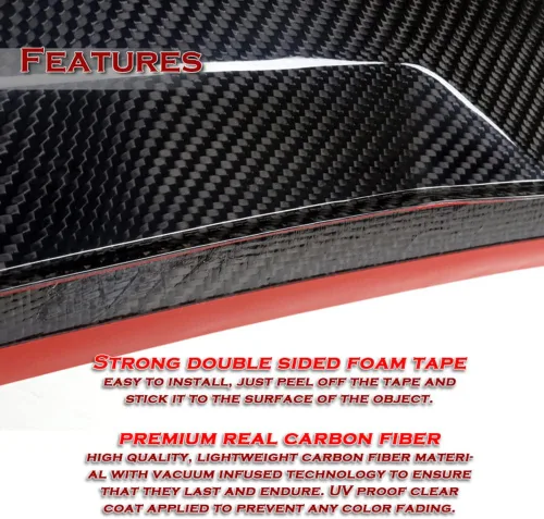 Miniatura 2 de Q1-TECH, Alerón de techo para ventana trasera compatible con Mercedes-Benz (W213) Clase E E53 AMG E250 E300 E350 E400 E450 E63 AMG E43 AMG, ala