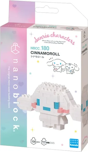 Miniatura 4 de Nanoblock - Sanrio - CinnamoRoll, kit de construcción de la serie de personajes