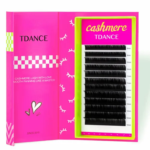 Miniatura 7 de TDANCE - Extensiones de pestañas clásicas, pestañas planas, extensiones de pestañas 0.15mm, rizo D, extensiones de pestañas elípticas, 8-15mm