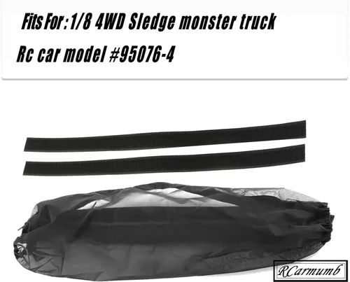 Miniatura 2 de Protector de chasis resistente al polvo cubierta de malla para 1/8 trineo Monster Truck #95076-4