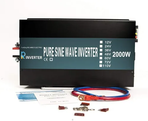 Miniatura 5 de Inversor de onda sinusoidal pura de 6000W 36V, 36 voltios DC a CA 120V 240V inversor de potencia de fase dividida, 2 terminales de cable de CA