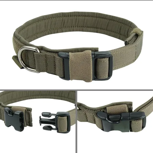 Miniatura 3 de EXCELLENT ELITE SPANKER Collar táctico para perros pequeños, de nailon, ajustable, resistente, militar, para perros pequeños, medianos y grandes