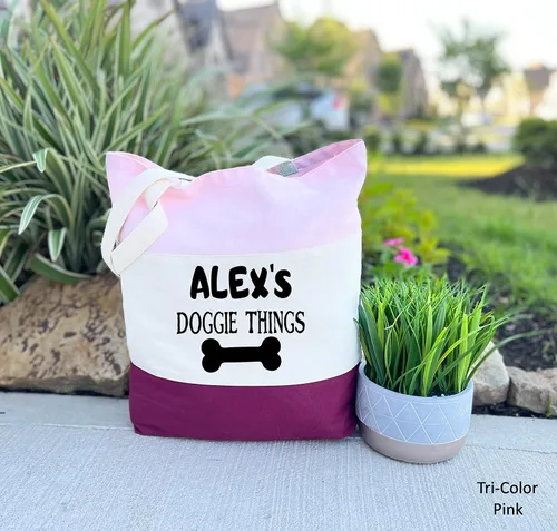 Miniatura 2 de Bolso personalizado de las cosas del perrito, bolso personalizado del perro, regalos de los amantes de los perros, regalo del dueño del perrito