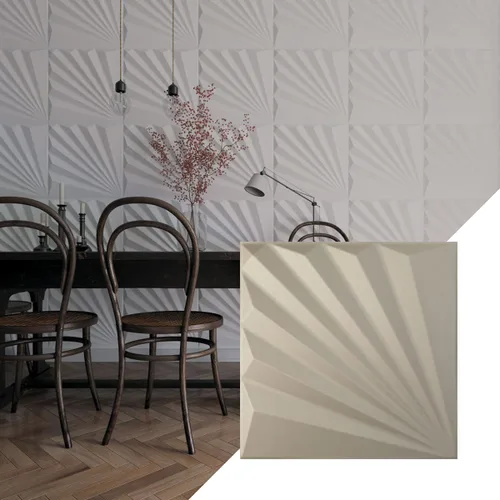 Miniatura 19 de Ekena Millwork WP20X20AAWH 19 5/8 pulgadas de ancho x 19 5/8 pulgadas de alto Aire EnduraWall Decorativo 3D Panel de Pared Cubre 2.67 pies cuadrados