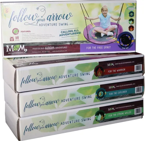Miniatura 5 de M&M Sales Enterprises MM00156 Adventure Swing SOAR alto, talla única, morado