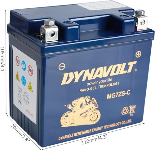 Miniatura 2 de YTZ7S - Batería de repuesto sellada de 12 V 6 Ah, sin mantenimiento, para motocicleta, ATV, Quad Buggy, Go Kart, DIrt Pit Bike Scooter Moto de nieve