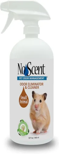 Miniatura 10 de Limpiador de jaula de conejillos de indias para animales pequeños sin aroma, espray para olores de mascotas para hámster y conejo