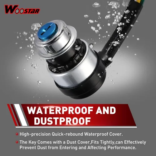 Miniatura 5 de WOOSTAR Interruptor de llave de encendido de 5 pines para 50cc 70cc 90cc 110cc 125cc 150cc 200cc 250cc dune Buggy Go Kart ATV 4 Wheeler Quad