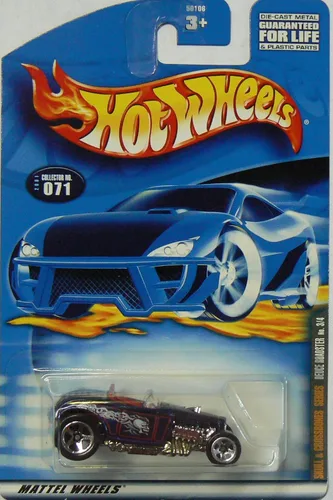 Miniatura 2 de Skull and Crossbones Series #3 Deuce Roadster #2001-71 Coche coleccionable Mattel Hot Wheels