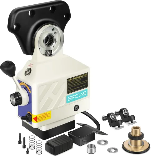 Eje X de alimentación eléctrica para fresadora Torque de 450 in-lb, fresadora de mesa de 0-200 rpm, alimentación de potencia de 110 V, para