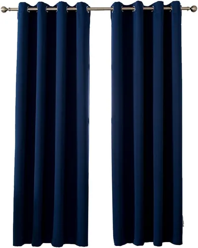Miniatura 33 de MANGATA CASA - Cortinas opacas con estrellas para dormitorio - Juego de 2 cortinas de ventana para guardería con ojales – Cortinas opacas