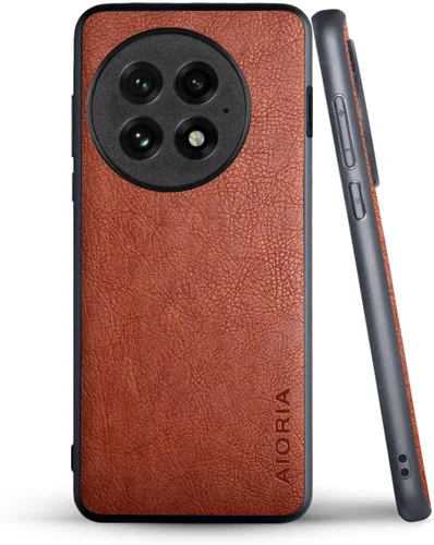 Miniatura 18 de AIORIA Funda para Oneplus Nord 3, pantalla de 6.74 pulgadas, funda de piel sintética de alta calidad, diseño retro de negocios, funda protectora