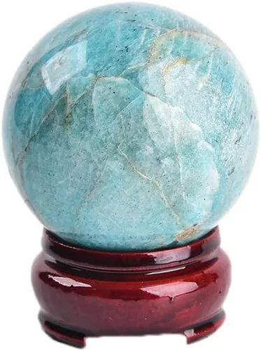 Miniatura 144 de JIC Gem Esfera de cristal de cuarzo Pietersite, bola de cristal decorativa azules y marrones dorados para meditación, decoraciones de mesa