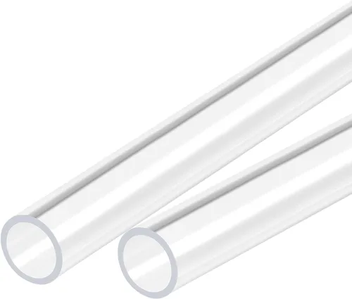 Miniatura 7 de MECCANIXITY Tubo acrílico transparente rígido redondo 18 mm (0.7 ") ID 20 mm (0.8 ") OD 18" para lámparas y linternas, sistema de refrigeración por