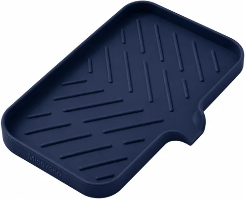 Miniatura 47 de MicoYang Jaboneras de Baño de Silicona con Boquilla de Drenaje - Organizador de Fregadero de Baño y Cocina, Soporte para Esponja, Bandeja de Jabón