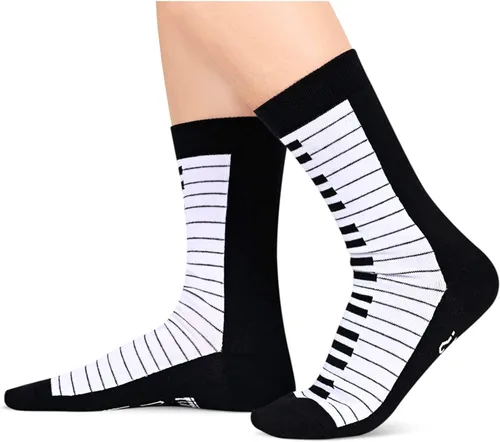 Miniatura 2 de sockfun Calcetines divertidos, regalos musicales, regalos de piano para mujeres, hombres y adolescentes, regalos para pianistas, amantes del piano