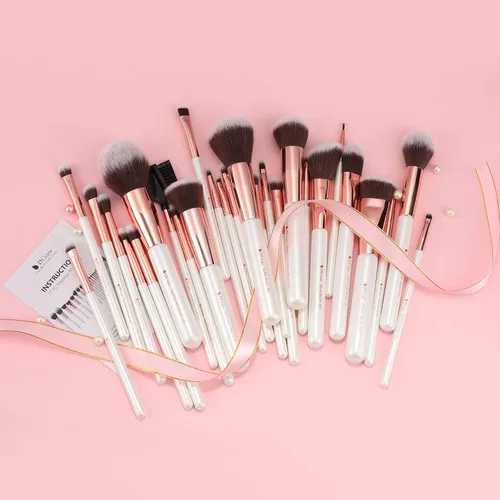 Miniatura 2 de DUcare Juego de brochas de maquillaje profesional 27 piezas+peine de pestañas