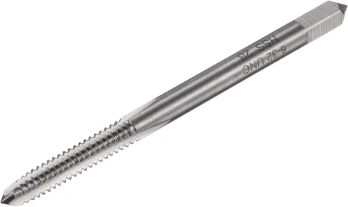 Miniatura 8 de uxcell Macho de fresado de rosca 2-56 UNC, M42 HSS (acero de alta velocidad) sin recubrimiento 3 flautas rectas Máquina Tornillo roscado Macho 2B
