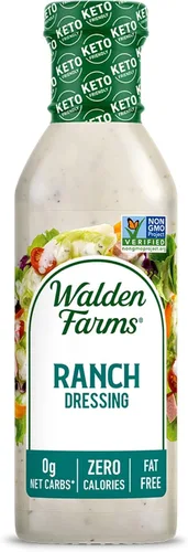 Miniatura 39 de Walden Farms Vinagreta de Tomate Seco al Sol – Aderezo sin calorías, bajo en carbohidratos, apto para dieta keto, vegano, sin azúcar con rico sabor