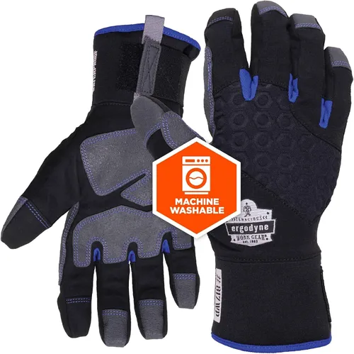 Miniatura 7 de Ergodyne Proflex 817 WP guante térmico aislante de utilidad, impermeable, color negro