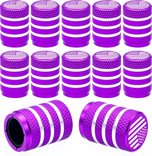 Miniatura 50 de 4 piezas de tapas de válvula de rueda con forma de punta, válvula de rueda de aleación de aluminio con punta, universal para automóviles, SUV