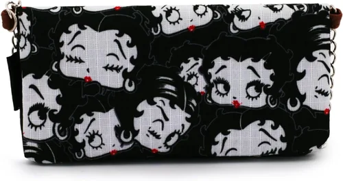 Miniatura 3 de KARACTERMANIA Cartera suave con cadena negra, 7.9 in, Negro -, Cartera suave con cadena negra