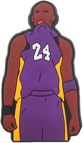 Miniatura 6 de SocaCharms Dijes de cocodrilo de baloncesto, 16 unidades, jugador de 24 zapatos para decoración de zuecos de PVC, lindos accesorios, zapatos