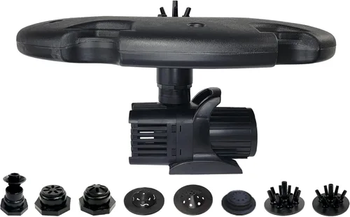 Miniatura 16 de HALF OFF PONDS Fuente flotante - 1 aireador de estanque HP, cable de 100 pies - Bomba de agua de 15,000 GPH - 13 patrones de pulverización - Luces