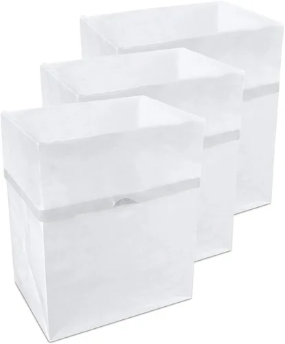 Miniatura 15 de Botes de basura desechables de 13 galones (paquete de 3) con bolsas de basura ajustables, contenedores de basura reutilizables y reciclaje