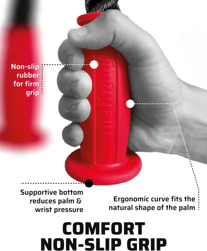 Miniatura 6 de THEFITGUY Paquete de sujeción de cable de cuerda ergonómica para tríceps y cinturón de inmersión definitivo