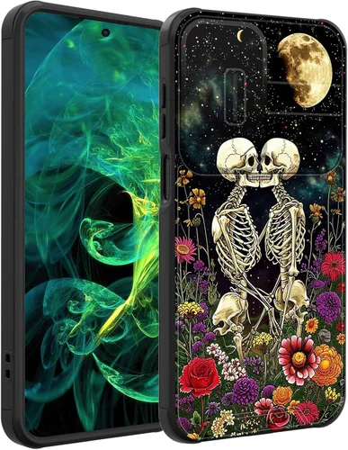 Miniatura 22 de Funda para Galaxy A16 5G con cubierta para cámara deslizante, resistente de doble capa, híbrida, a prueba de golpes, funda protectora resistente