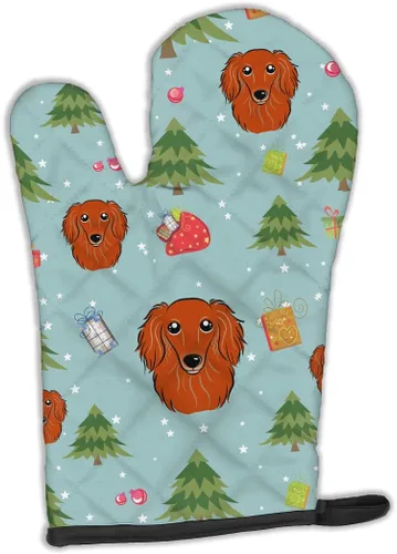 Miniatura 177 de Caroline's Treasures BB4020OVMT Dog House Collection Border Collie - Guante de horno grueso resistente al calor para sartenes calientes y horno