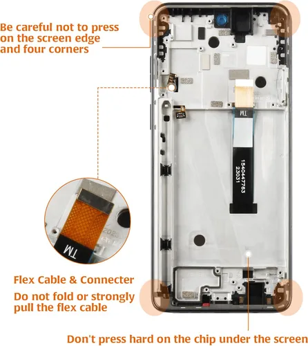 Miniatura 7 de Reemplazo de pantalla LCD para Motorola Moto G Stylus 5G 2023 de 6.6 pulgadas con marco negro, pantalla LCD táctil digitalizadora XT2315-1