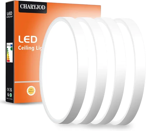 Miniatura 16 de Lámpara de techo LED de montaje empotrado, lámpara de techo LED moderna de 9 pulgadas, 18 W, 5000 K, luces de techo delgadas de perfil bajo