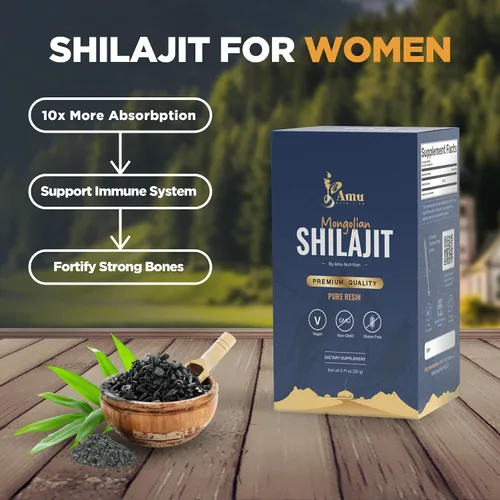 Miniatura 3 de AMU NUTRITION Shilajit mongol puro para hombres y mujeres, cosechado en Mongolia, fuente natural de minerales traza de ácido fúlvico (20 GRAMO)