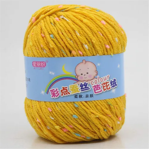 Miniatura 2 de Paquete de 6 hilos de ganchillo de algodón colorido para tejer suéter súper suave para mantas de bebé y ropa, sombrero, bufanda, 10.58 oz
