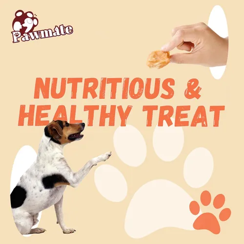 Miniatura 9 de Pawmate Dog Treats - Rebanadas de plátano envueltas en pollo con 1% de taurina, aperitivos de entrenamiento saludables ricos en fibra natural