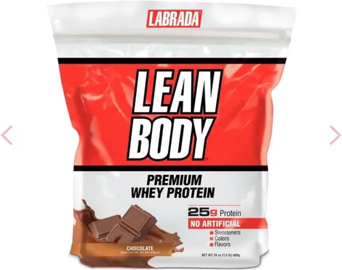 Labrada Nutrition Lean Body Premium Whey Protein en polvo, chocolate, 24 onzas