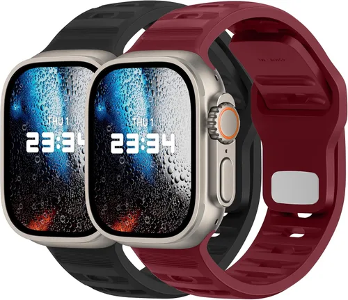 Miniatura 38 de UC1 Banda para Apple Watch para Mujeres y Hombres Se Ultra 2 de 40mm 44mm 46mm 42mm 45mm 41mm 38mm 49mm Series 10 9 8 7 6 5 4 3 iWatch Correa