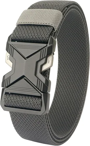Miniatura 8 de Cinturón táctico para hombre de 1.34 pulgadas de ancho elástico elástico estilo militar cinturones de golf