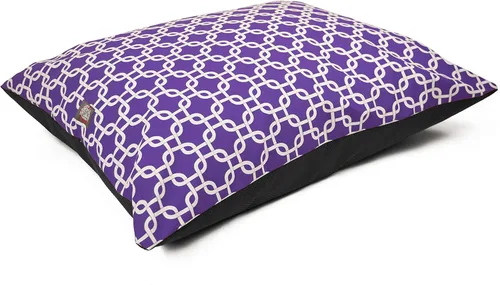 Miniatura 39 de Majestic Pet Cama rectangular para perros tamaño mediano, lavable, cama antideslizante y cómoda para mascotas, cama para jaula para perros, almohada