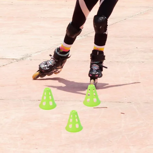 Miniatura 9 de BESPORTBLE 20pcs Mini Conos De Plástico Entrenamiento Agilidad Entrenamiento Conos De Fútbol Marcado De Campo Para Fútbol Baloncesto Patinaje Niños