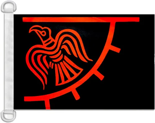 Miniatura 63 de Bandera náutica del Capitán Morgan Pirata 18'' x 12'' – Calavera Piratas banderas 11.8 x 17.7 in – Banner 12x18 in para barco – AZ FLAG