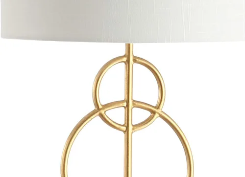 Miniatura 5 de JONATHAN Y Lámpara de pie LED de hoja dorada de 60 pulgadas con base de mármol, luz de pie contemporánea para sala de estar, dormitorio, pantalla