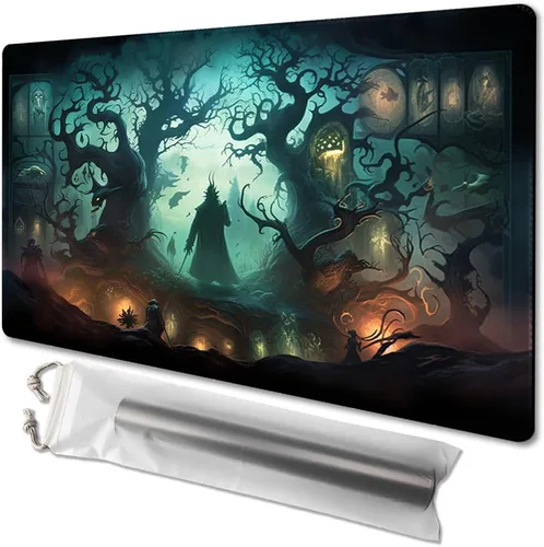 Miniatura 74 de MTG - Tapete de juego tamaño 24 x 14 pulgadas, bolsas de almacenamiento gratuitas, respaldo antideslizante, impresión, ideal para entusiastas