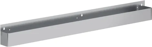 Miniatura 24 de AmGood 36 in. Rack de carril de velocidad de acero inoxidable de doble nivel para barras comerciales, NSF