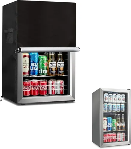 Miniatura 8 de Cubierta para refrigerador y enfriador de bebidas para la mayoría de minineveras de cerveza o vino de 3.2 pies cúbicos, impermeable, a prueba