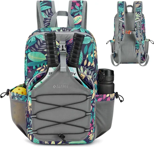 Miniatura 7 de G4Free Bolsa de pickleball para mujeres y hombres, bolsa de pádel para 2 a 4 paletas, regalos para amantes del pickleball