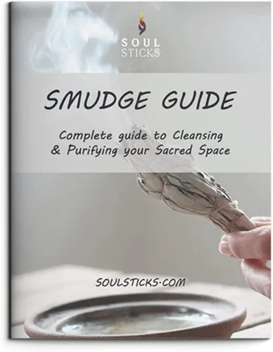 Miniatura 8 de SOUL STICKS El mini kit de manchas para principiantes incluye varita de selenita de concha de abulón 3-4 de salvia blanca y palo santo con guía