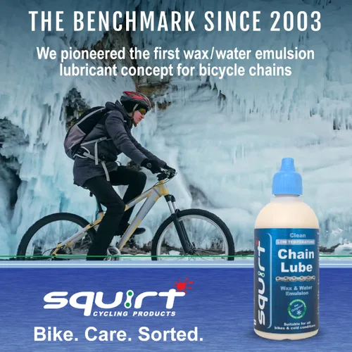 Miniatura 8 de Squirt Lubricante de cadena de baja temperatura para bicicletas (4 onzas) - Lubricante de cadena de bicicleta para todo tipo de clima de baja